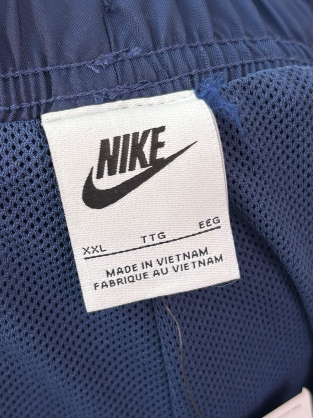 Nike Club Woven Flow Shorts Mens Navy Blue Lined FN3307-410 Size XXL Brand New - Picture 6 of 8